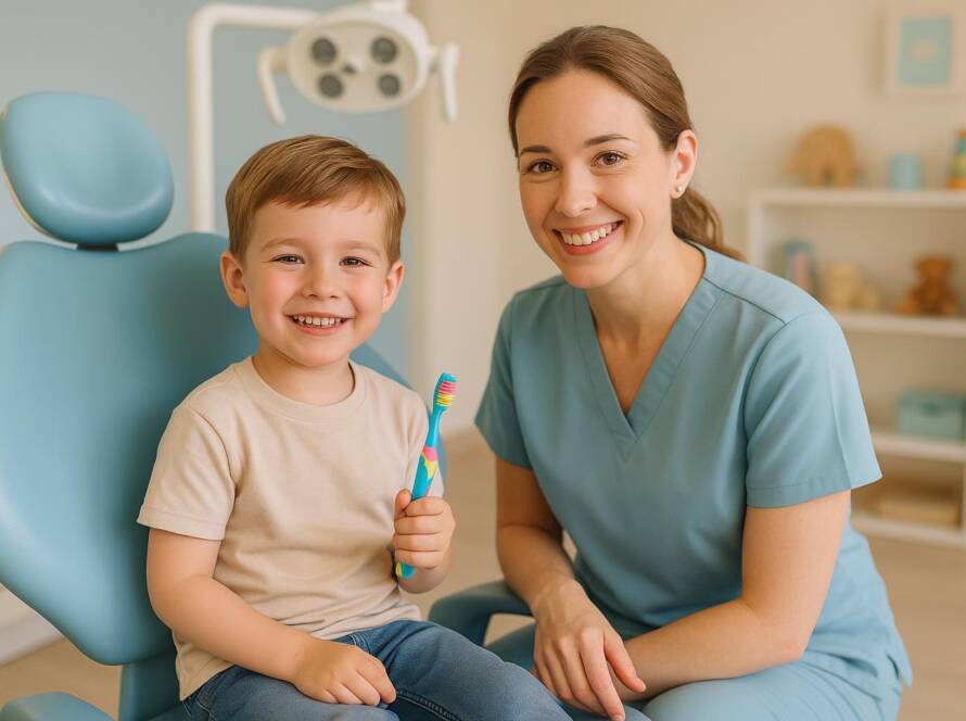 Cum să îți pregătești copilul pentru prima vizită la dentist